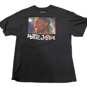 Ripple Junction Poetic Justice Graphic Print‎ T-Shirt 2Pac Movie Men's Size XL